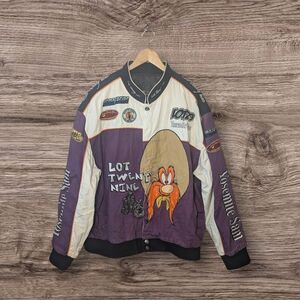 Vintage Lot 29 Looney Tunes Yosemite Sam Jacket Motorcycle Jacket Size 4X